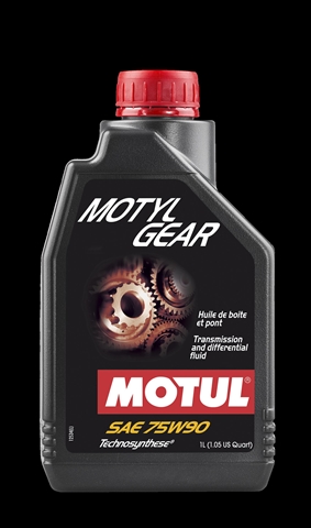 Imagine pentru produsul „MOTYL GEAR 75W90 GL4/GL5 CV MAN/DIFERENTIAL 1L (109055) MOTUL"