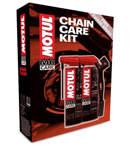 Imagine pentru produsul „SET INTRETINERE LANT ON ROAD (C1+C2+PERIE) - MOTUL"