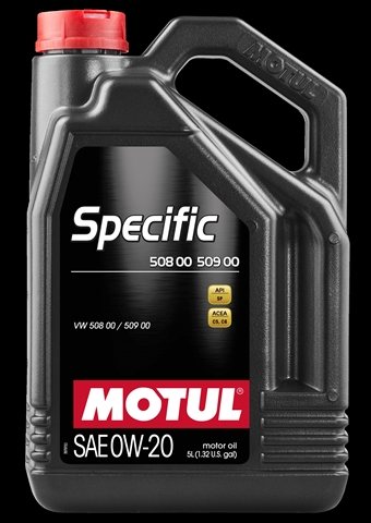 Imagine pentru produsul „SPECIFIC VW 508.00/509.00 0W20 5L (107384) MOTUL"