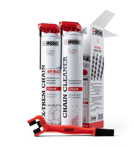 SET INTRETNERE LANT OFF ROAD (SPRAY CURATAT + LUBRIFIAT + PERIE)