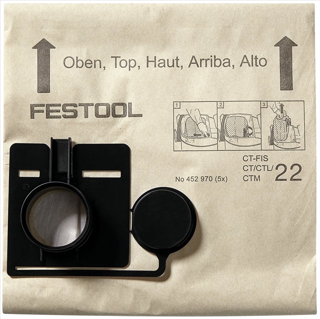 Imagine pentru produsul „NBB  SET 5 BUCATI FILTER BAG FISCT 44"