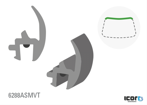 Imagine pentru produsul „ELEMENT DECORATIV/CHEDER PARBRIZ OPEL / VAUXHALL"