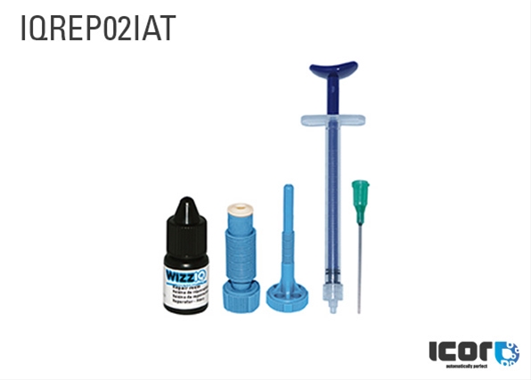 2ML WIZZIQ RESIN + BLUE INJECTOR SET, SYRINGE & NEEDLE ICOR