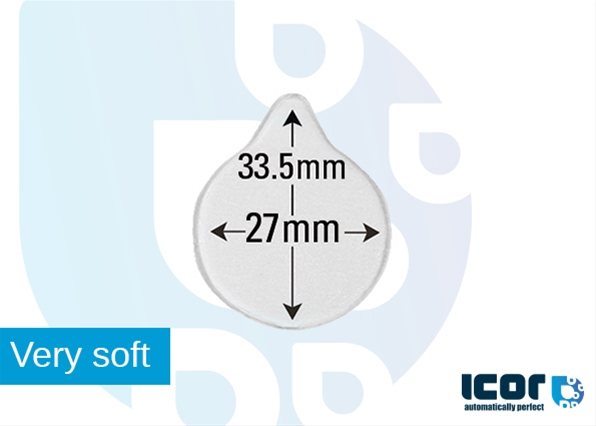 Imagine pentru produsul „PAD SILICON SENZOR PLOAIE/LUMINA 27MM (PICATURA)"