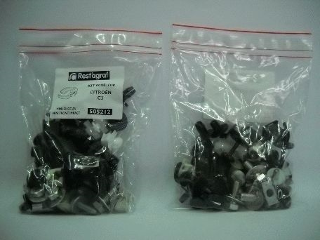 Imagine pentru produsul „SFNBB SET AGRAFE MONTAJ BARA FATA CITROEN C4"
