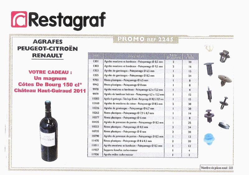 SFNBB SET PROMOTIONAL 323 BUC AGRAFE