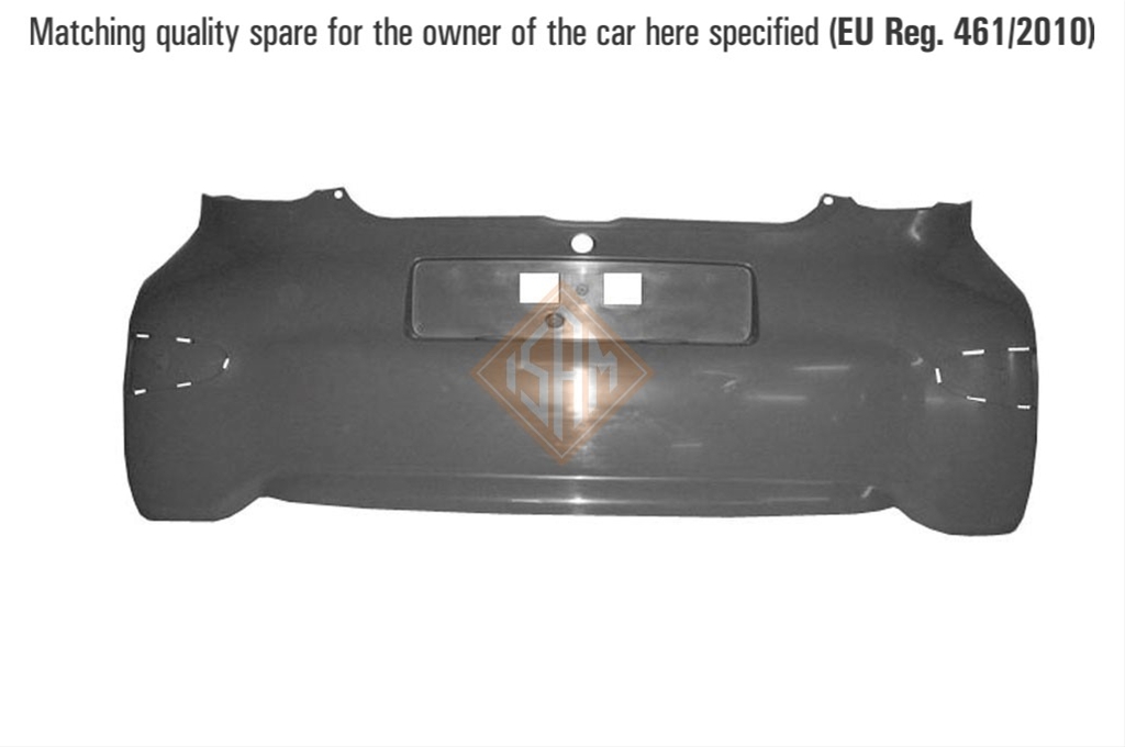 Imagine pentru produsul „BARA SPATE TOYOTA AYGO 20062009"