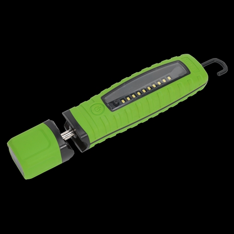 Imagine pentru produsul „LAMPA INPECTIE 360 CU 7 SMD+ LED 3W  VERDE"