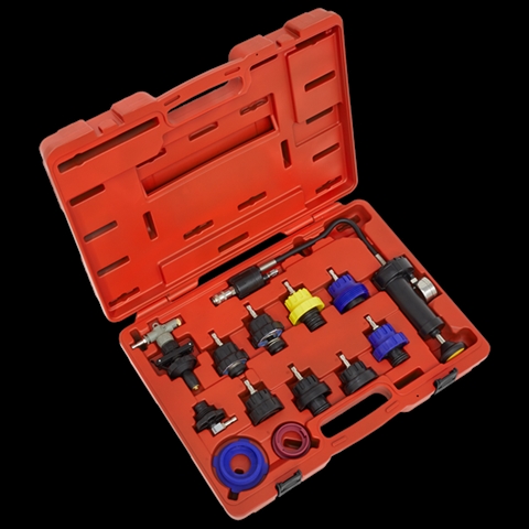 Imagine pentru produsul „KIT TESTARE PRESIUNE SISTEM RACIRE, 13 PCS"