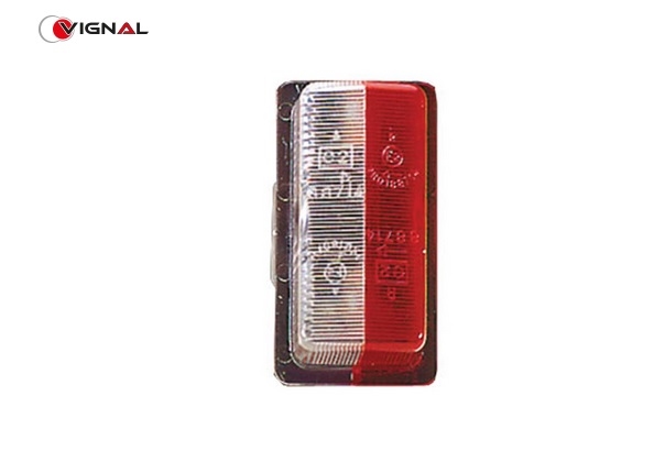 Imagine pentru produsul „LAMPA DE POZITIE FE88, TRANSPARENT+ROSU - VIGNAL"