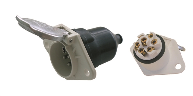 Imagine pentru produsul „PRIZA 24V 7 PINI ALUMINIU TIP S"