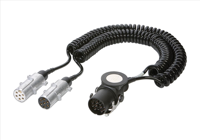 Imagine pentru produsul „SFNBB CABLU ELECTRIC SPIRALAT CU ADAPTOR DE LA 15 PINI LA 2X7 PINI (TIP N+TIP S) METALIC"