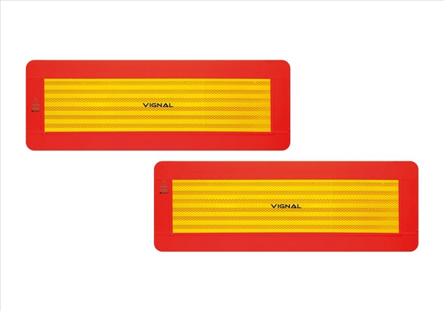 Imagine pentru produsul „SET 2 PLACUTE REFLECTORIZANTE 565X195MM SUPORT ALUMINIUM"