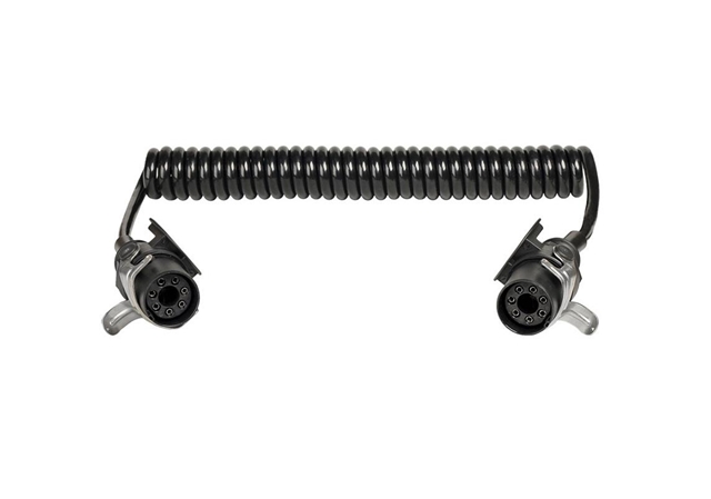 Imagine pentru produsul „CABLU ELECTRIC SPIRALAT 4.5M CU ADAPTOR 7 PINI 24V"