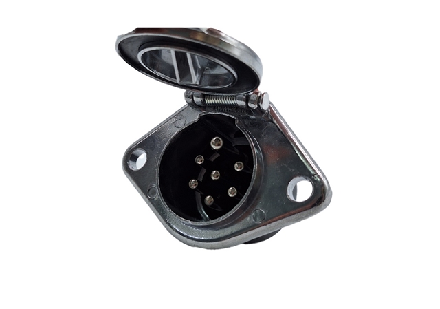 Imagine pentru produsul „ADAPTOR PRIZA 7 PINI 24V METALIC TIP N"