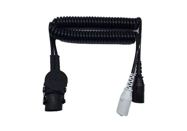 Imagine pentru produsul „CABLU ELECTRIC SPIRALAT 3.5M CU ADAPTOR DE LA 15 PINI LA 2X7 PINI(TIP N+TIP S)"