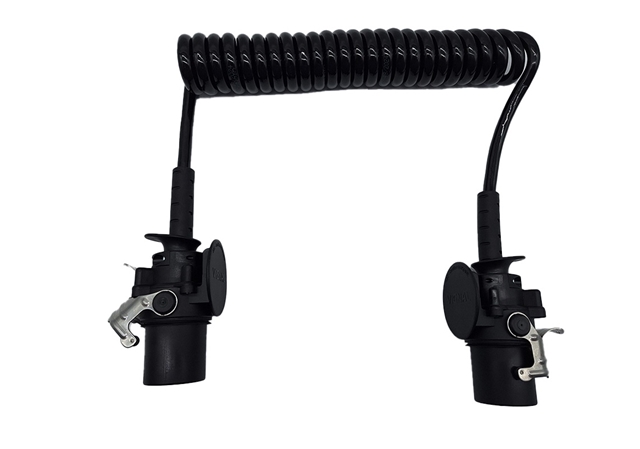 Imagine pentru produsul „CABLU ELECTRIC SPIRALAT 3.5M CU ADAPTOR 5 PINI 24V"