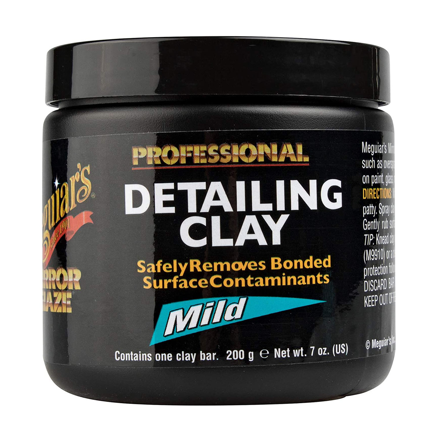 PLASTELINA CURATARE DEPUNERI SUPRAFETE MEDIE, 200 GR,  CLAY MILD - MEGUIARS