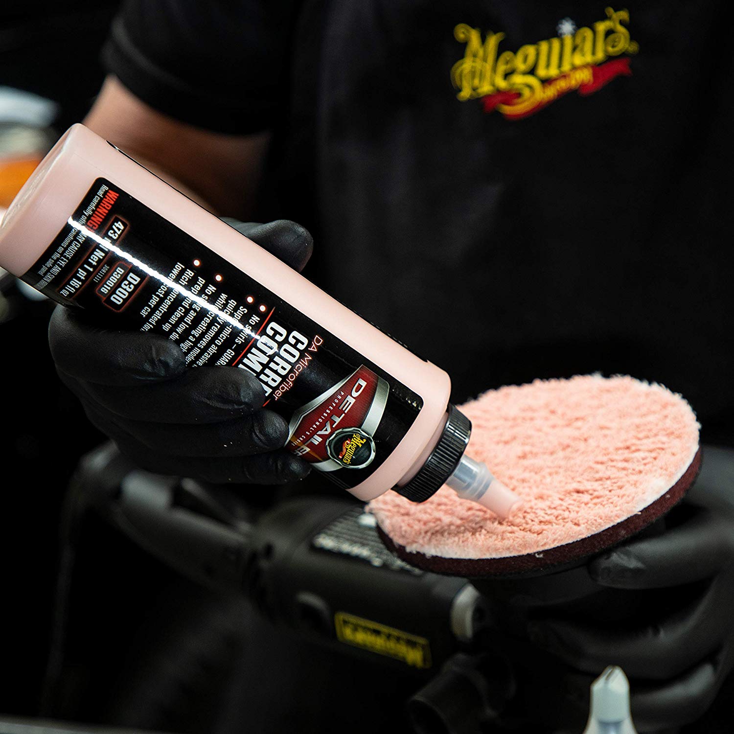 POLISH CORECTARE ZGARIETURI MICI 473ML, MICROFIBRE CORRECTION COMPOUND - MEGUIARS