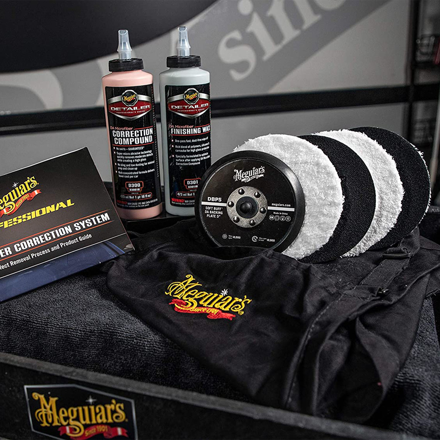 NBB KIT POLISH DA MICROFIBER CORRECTION SYSTEM KIT 5 - MEGUIARS