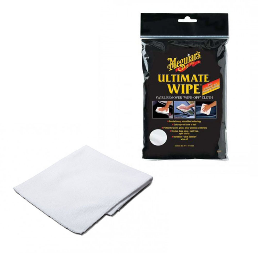 Imagine pentru produsul „NBB  LAVETA ALB CURATAT POLISH DIN MICROFIBRA, 40X40 CM- MEGUIARS"