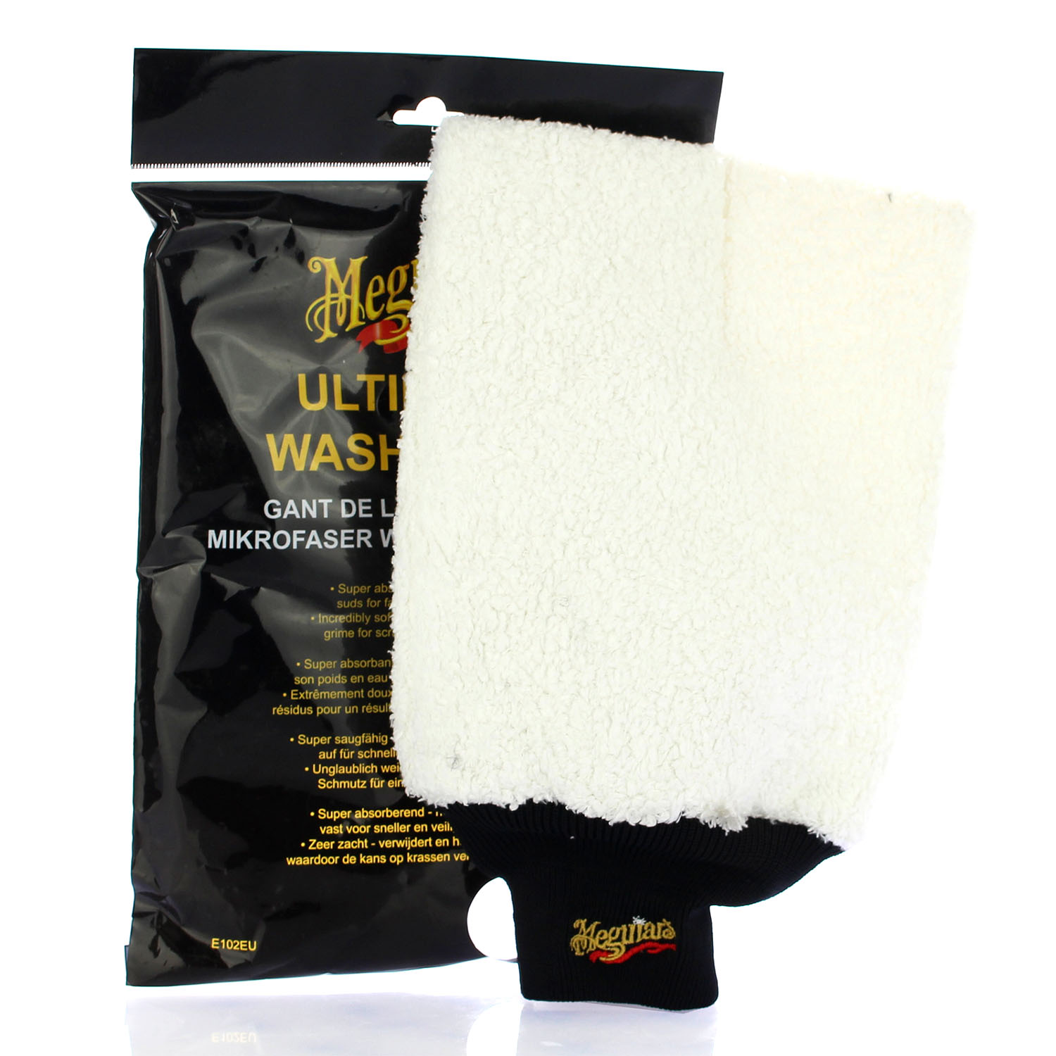 Imagine pentru produsul „NBB  MANUSA SPALARE MICROFIBRA ,MICROFIBER WASH MITT MULTI LANGUAGE MEGUIARS"