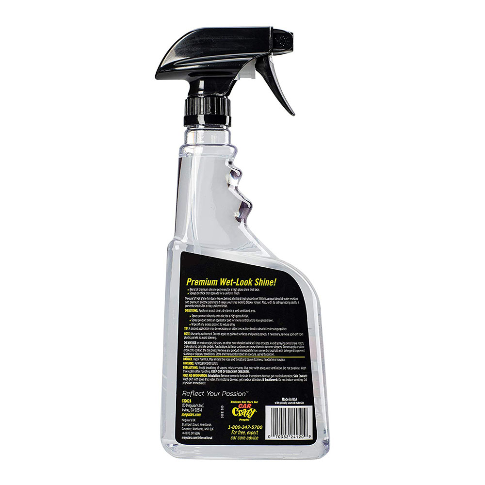 Imagine pentru produsul „SOLUTIE CAUCIUCURI DUPA SPALARE, 710 ML,  HOT SHINE TIRE SPRAY TRIGGER - MEGUIARS"