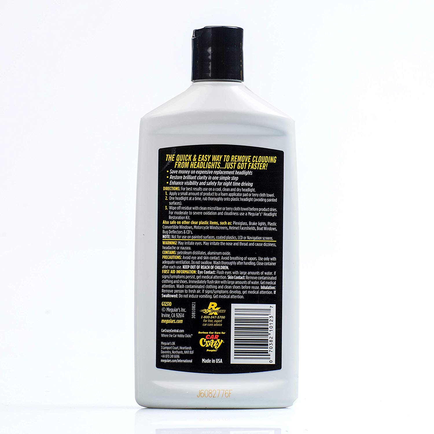 Imagine pentru produsul „SOLUTIE DE CURATAT PLASTICE, 296 ML,PLAST-X  - MEGUIARS"