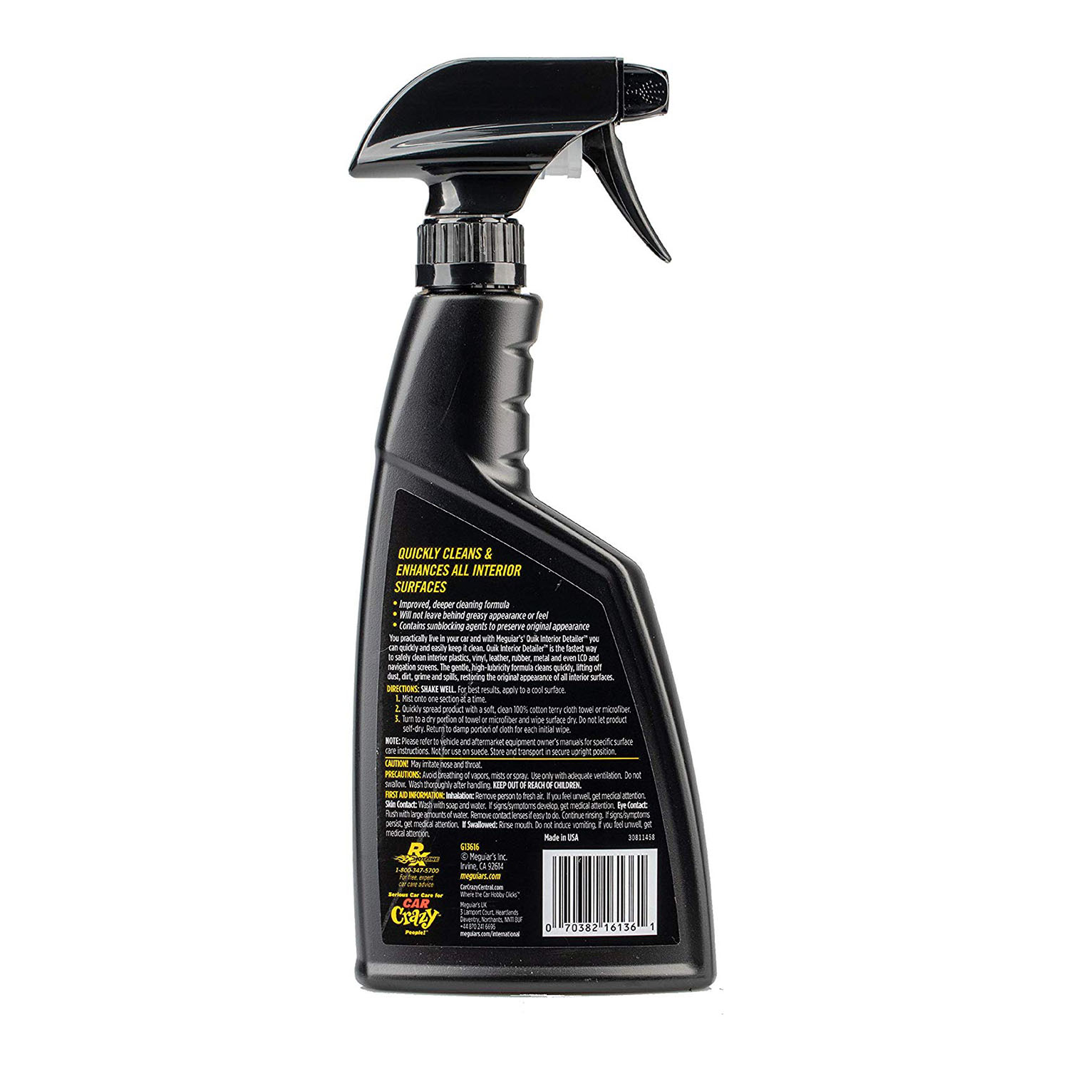 Imagine pentru produsul „SOLUTIE CURATAT INTERIOR, 473 ML, QUIK DETAILER INTERIOR - EU - MEGUIARS"