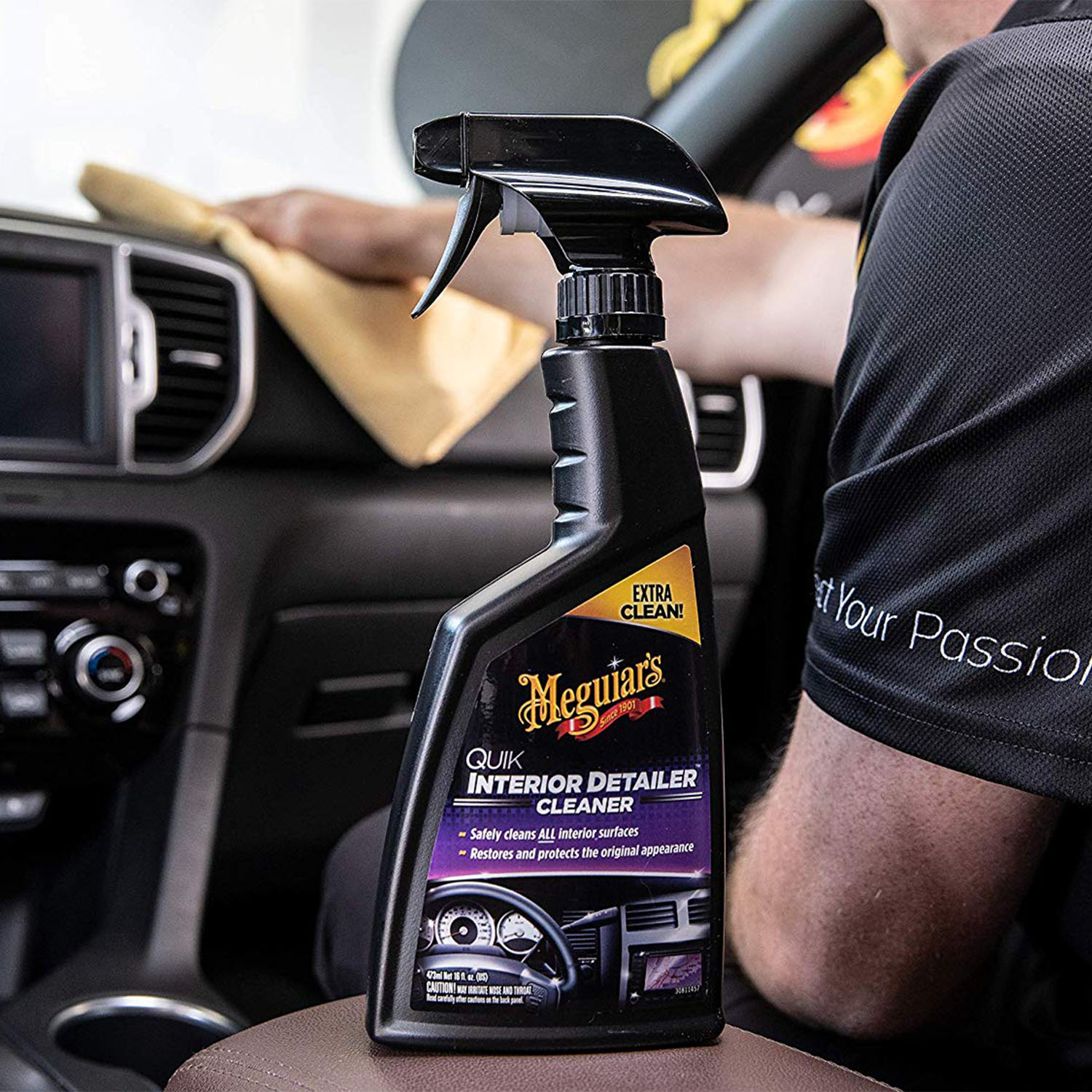 SOLUTIE CURATAT INTERIOR, 473 ML, QUIK DETAILER INTERIOR - EU - MEGUIARS