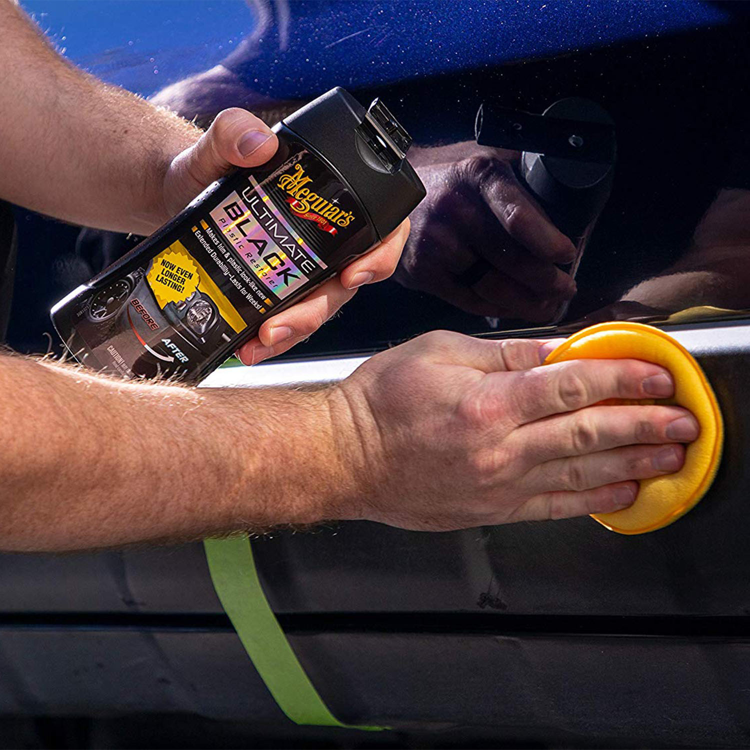 NBB SOLUTIE CURATAT EXTERIOR PLASTICE, 355 ML, ULTIMATE BLACK - EU  - MEGUIARS