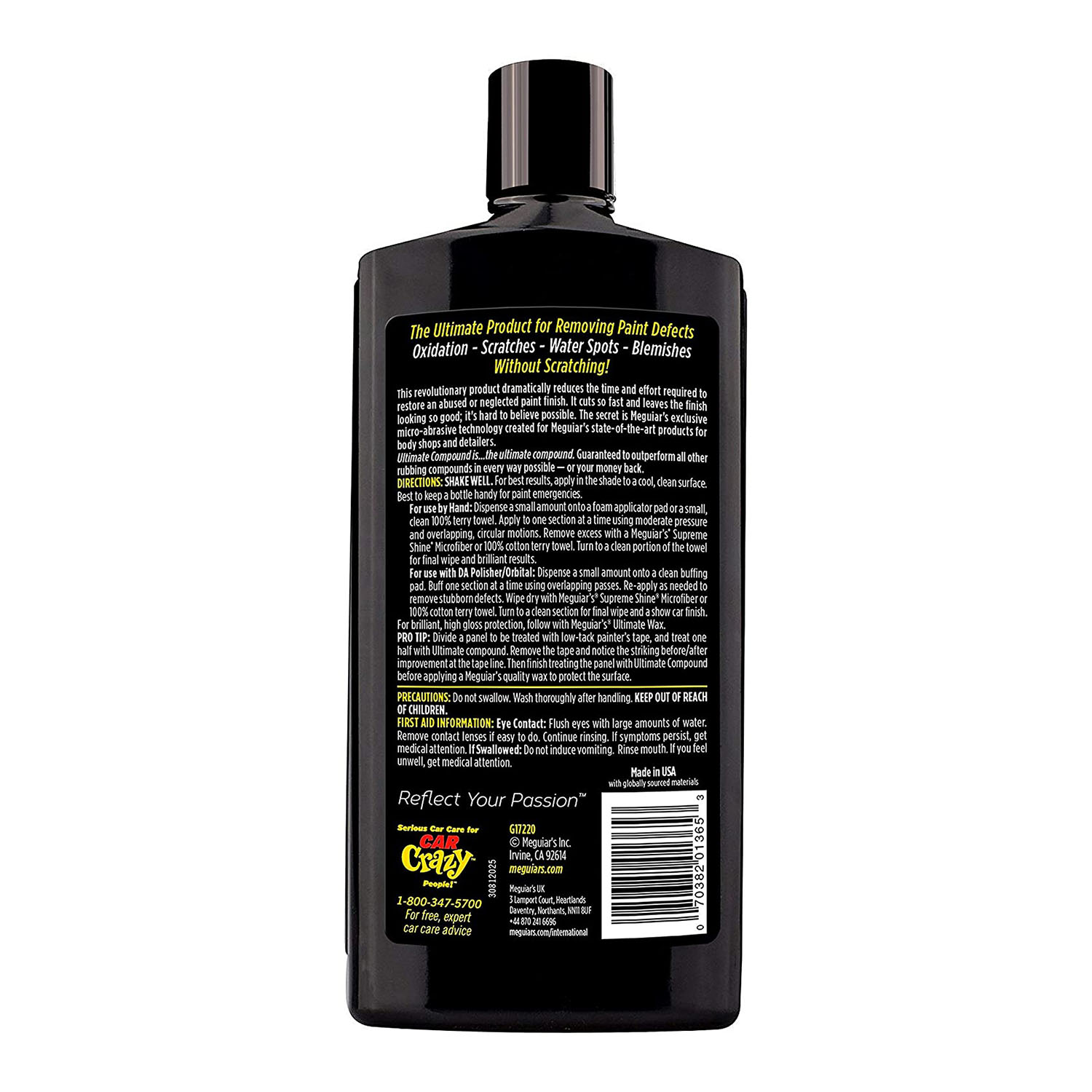 Imagine pentru produsul „POLISH ABRAZIV, 450 ML, ULTIMATE COMPOUND - MEGUIARS"