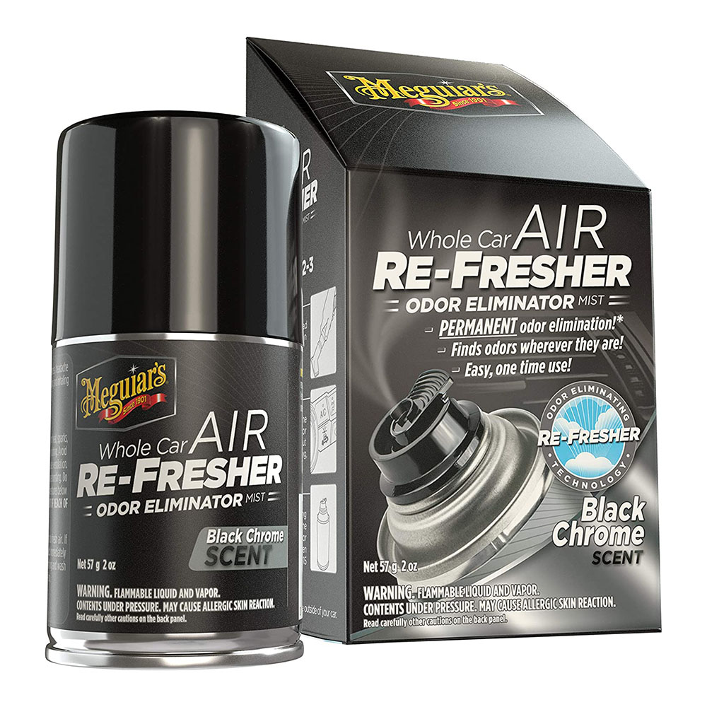 Imagine pentru produsul „ODORIZANT SPRAY SUB PRESIUNE 57 G WHOLE CAR AIR RE-FRESHER¿BLACK CHROME-EU  MEGUIARS"