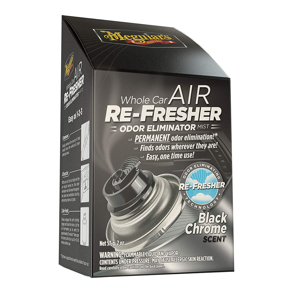 ODORIZANT SPRAY SUB PRESIUNE 57 G WHOLE CAR AIR RE-FRESHER¿BLACK CHROME-EU  MEGUIARS
