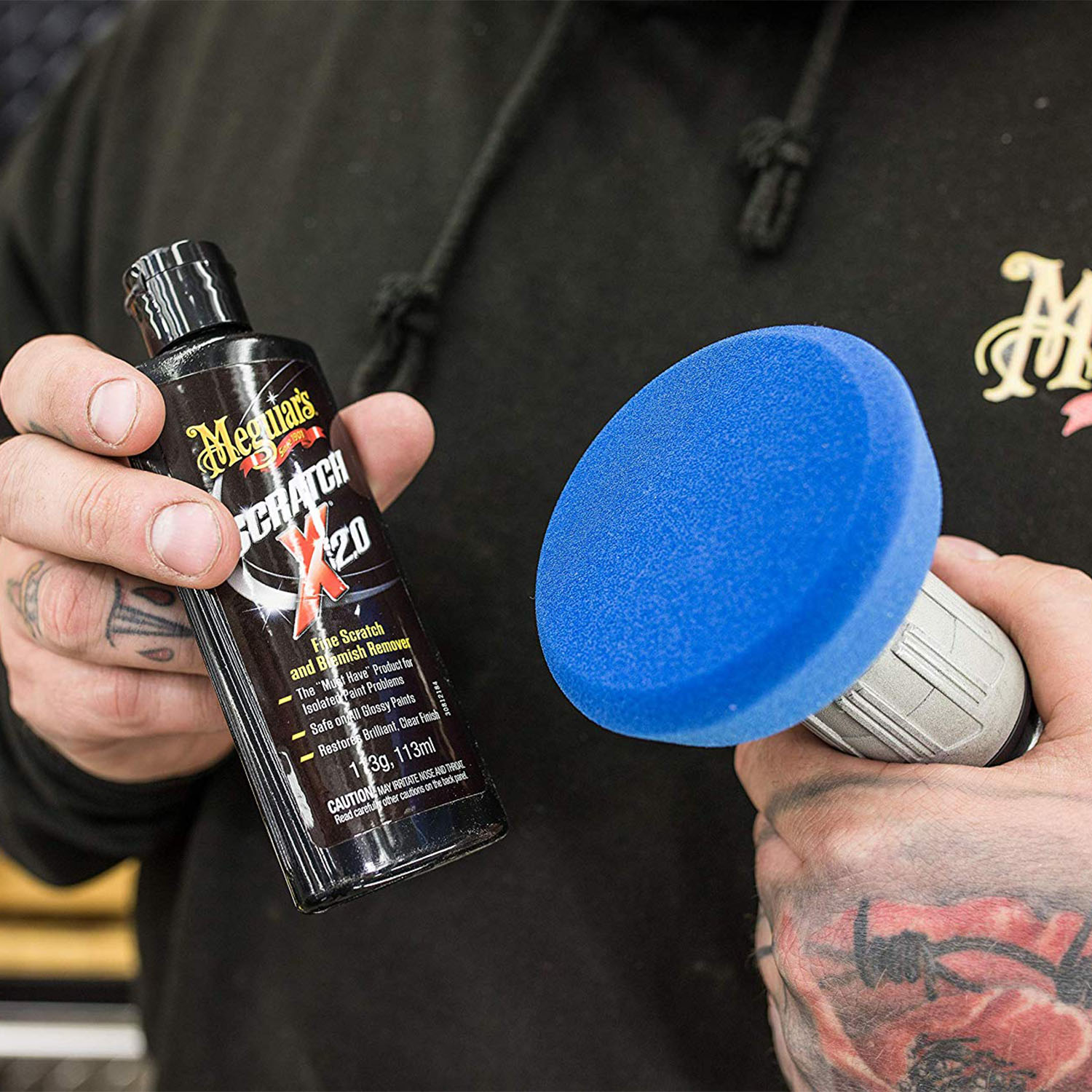 Imagine pentru produsul „KIT  ELIMINARE ZGARIETURI QUIK SCRATCH ERASER KIT  MEGUIARS"