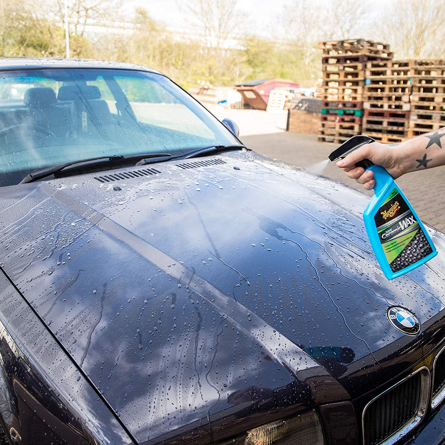 SPRAY CEARA CERAMICA 769 ML HYBRID CERAMIC WAX - EU  MEGUIARS