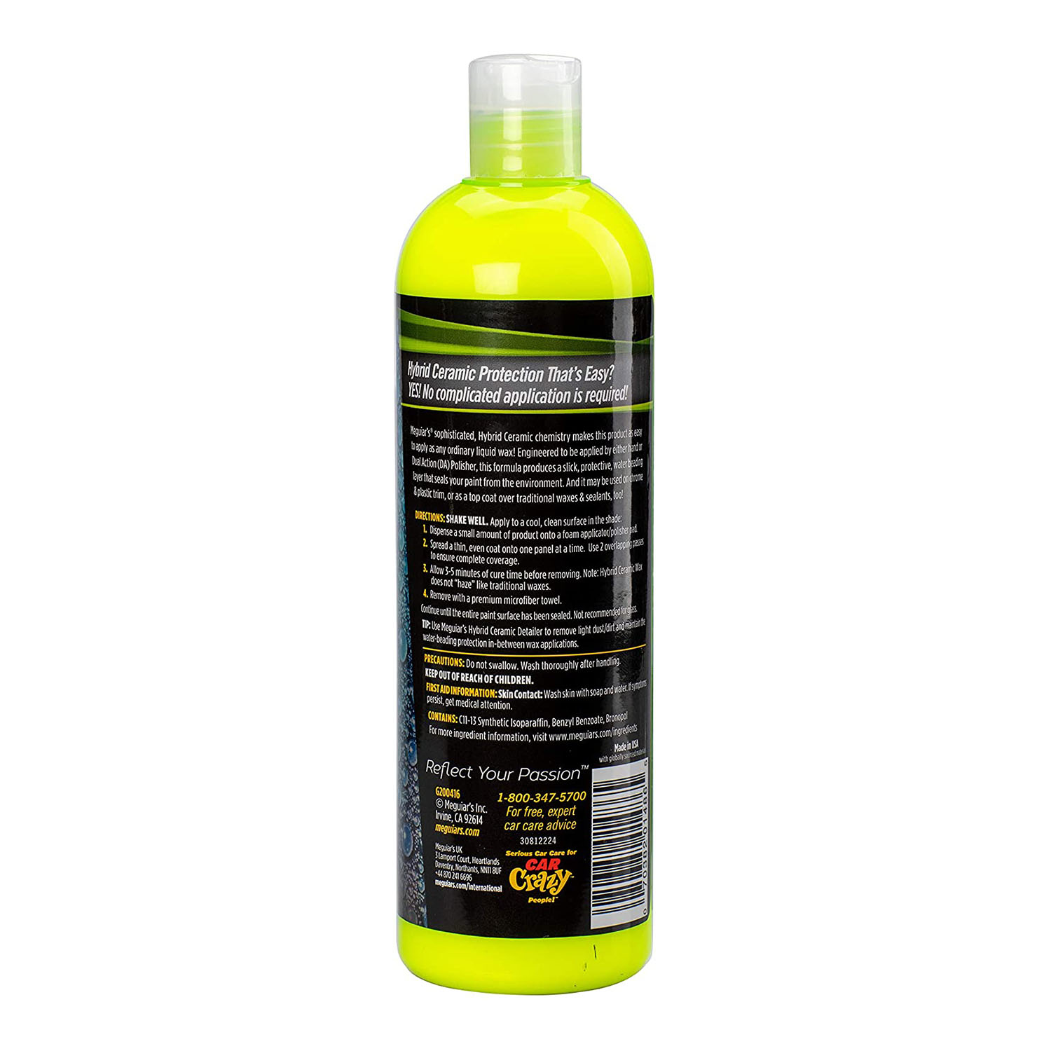 CEARA AUTO LICHIDA HYBRID CERAMIC LIQUID WAX -MEGUIARS