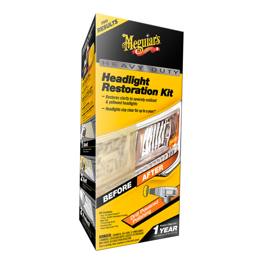 Imagine pentru produsul „NBB   KIT POLISH FARURI CU MASINA POLISH, HEAVY DUTY  HEADLIGHT RESTORATION - MEGUIARS"