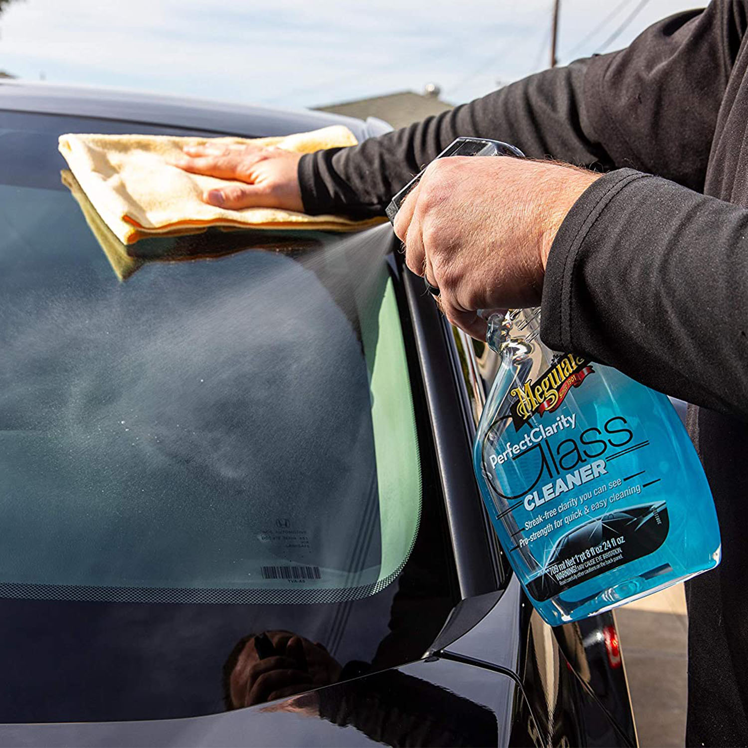 SOLUTIE CURATAT GEAMURI,  PERFECT CLARITY GLASS CLEANER (TRIGGER) - MEGUIARS