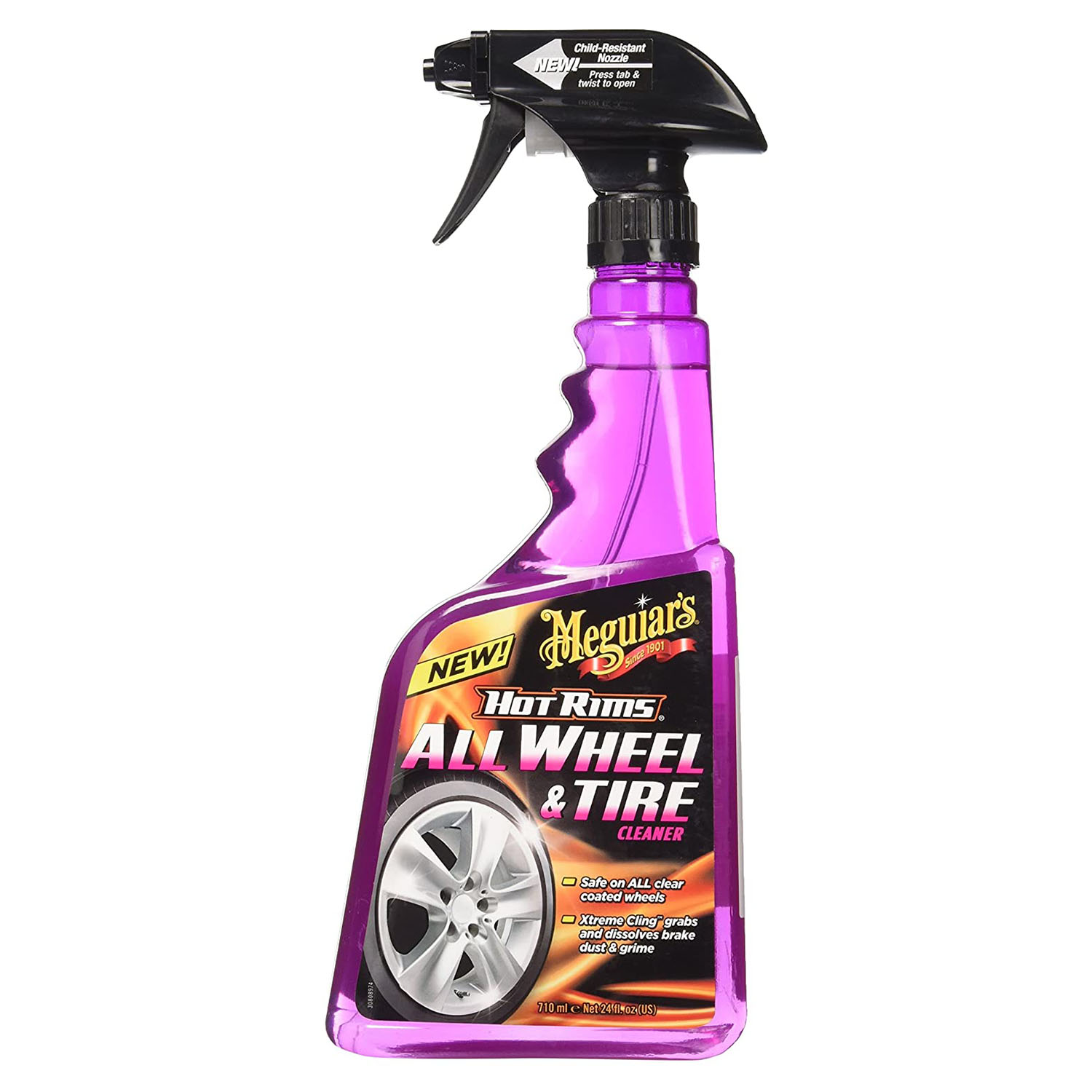 Imagine pentru produsul „SOLUTIE CURATAT JANTE SI ANVELOPE, 710 ML, HOT RIMS ALL WHEEL CLEANER -MEGUIARS"