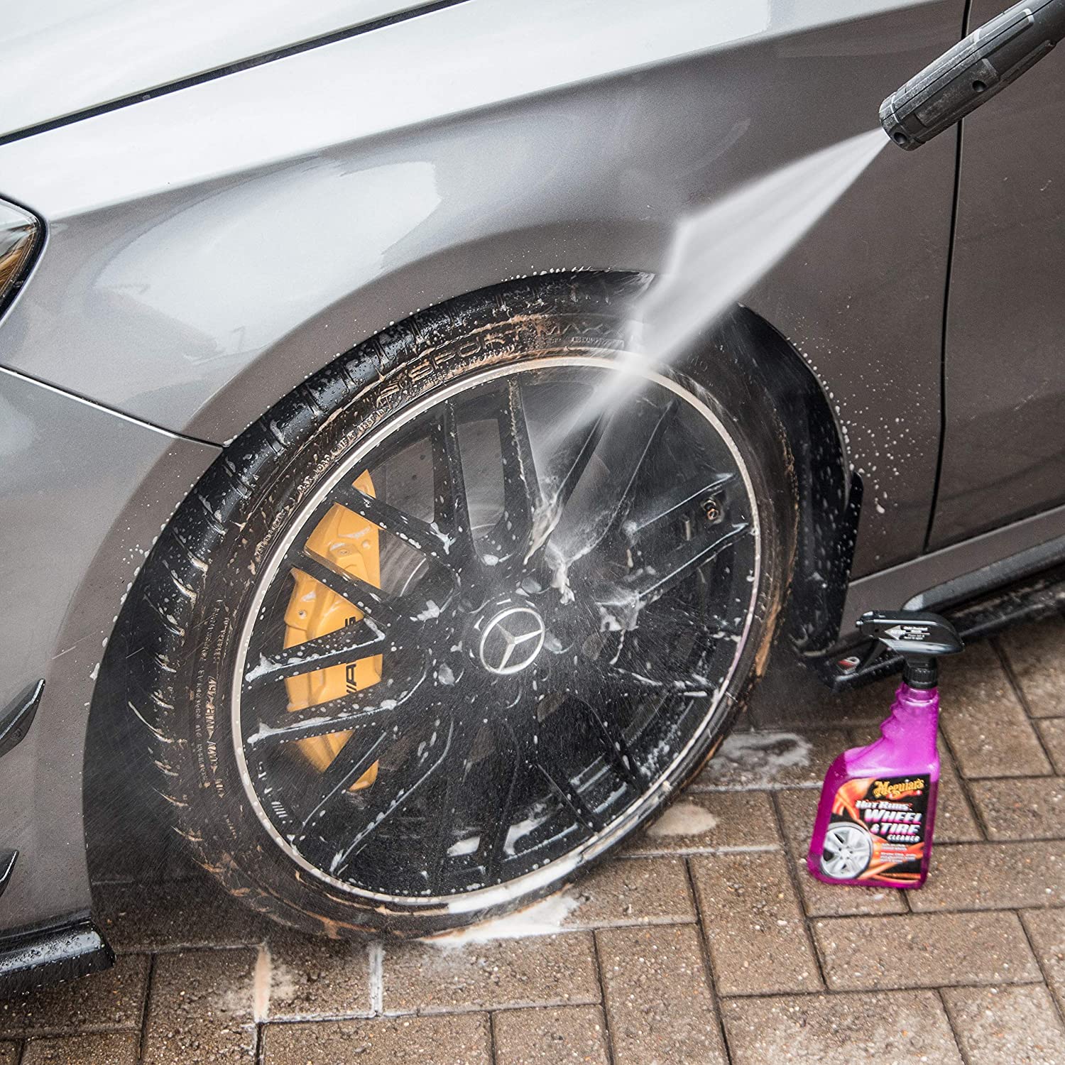 SOLUTIE CURATAT JANTE SI ANVELOPE, 710 ML, HOT RIMS ALL WHEEL CLEANER -MEGUIARS