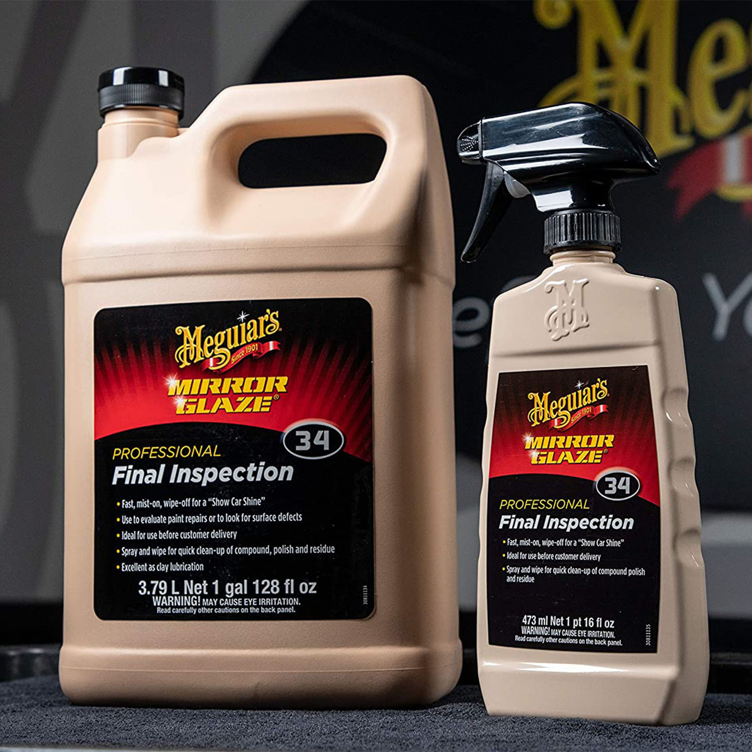 SOLUTIE CURATARE URME DE PE CAROSERIE, 3.78 L, FINAL INSPECTION - MEGUIARS