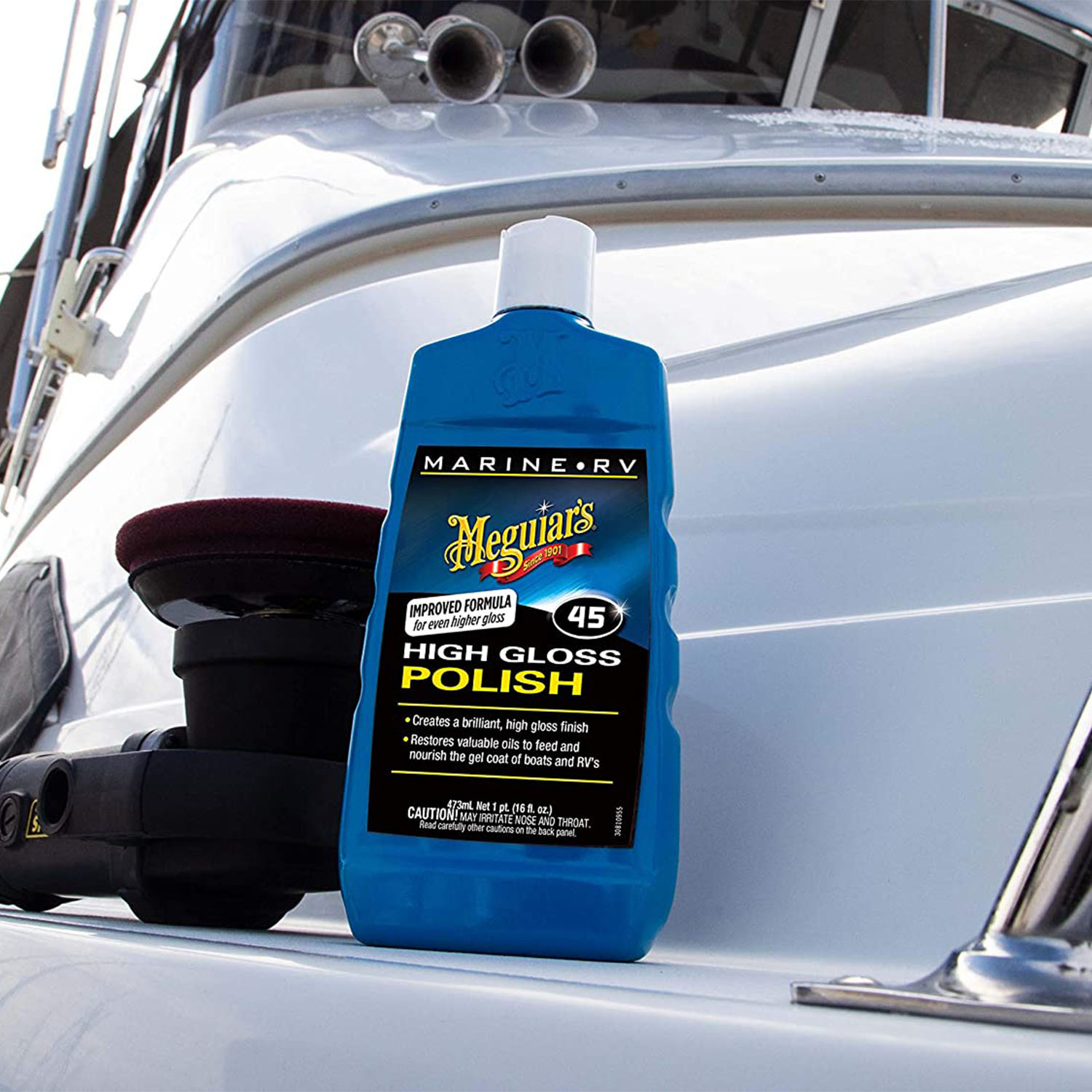 SOLUTIE POLISH LUCIU PUTERNIC AMBARCATIUNI 473ML BOAT/RV POLISH  MEGUIARS
