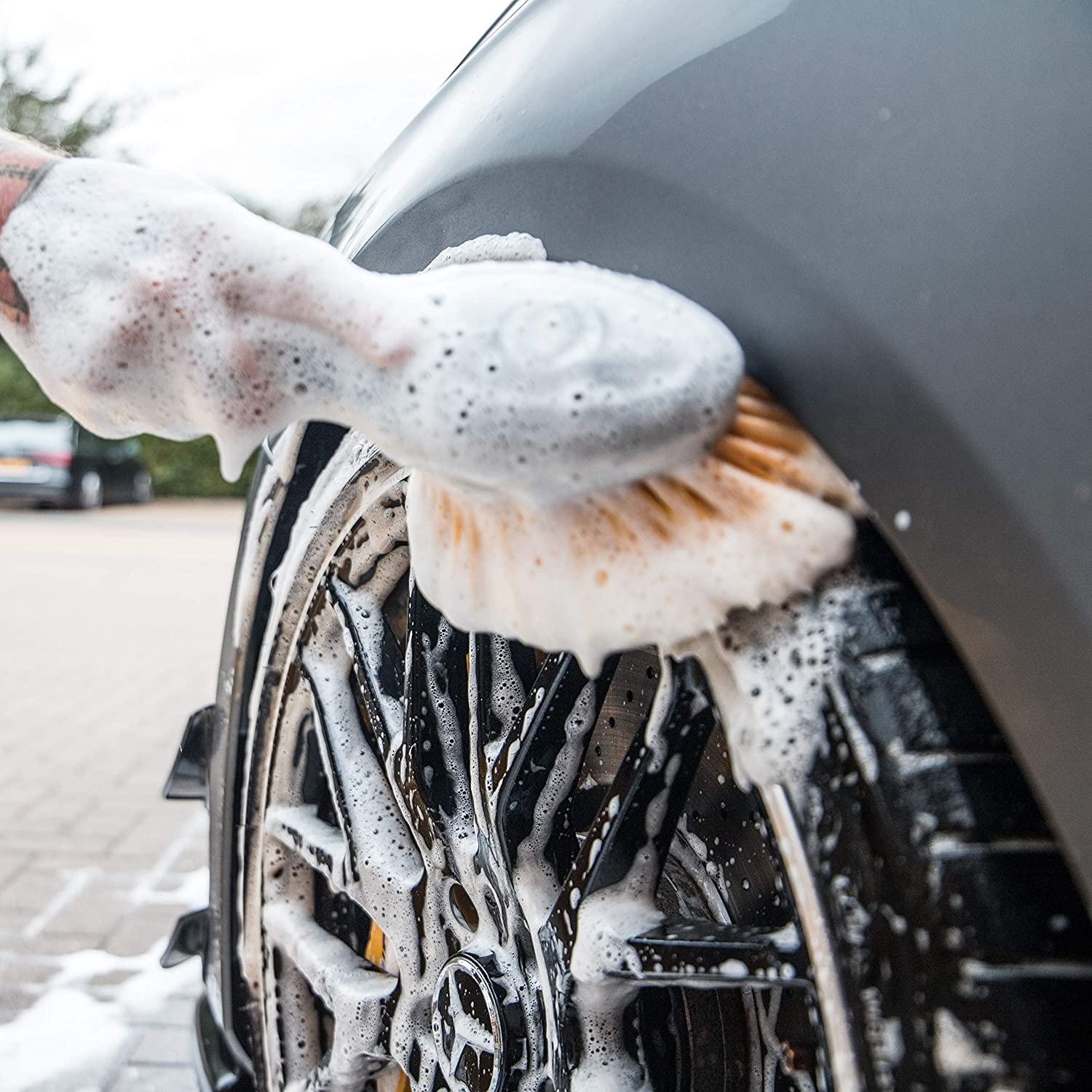 NBB PERIE CURATAT JANTE ALIAJ VERSA ANGLE WHEEL FACE BRUSH - MEGUIARS