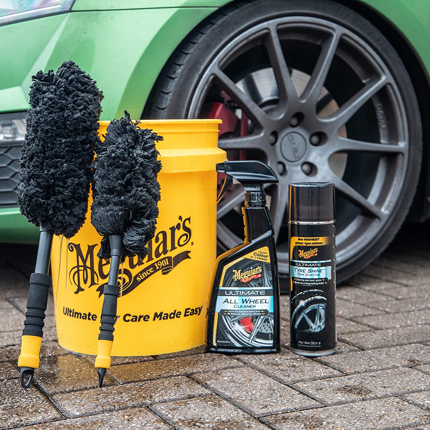 NBB  PERIE MEDIE CURATARE JANTE 1 BUC,SUPREME WHEEL BRUSH - MEDIUM MEGUIARS