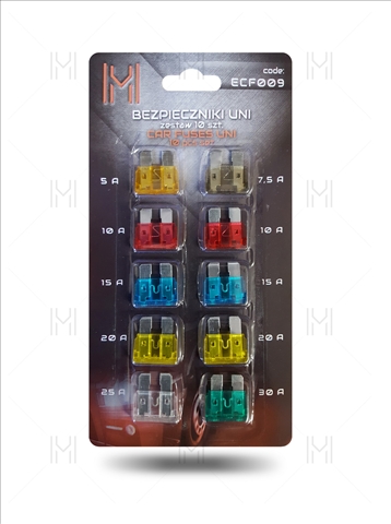Imagine pentru produsul „SET 10 MIX DE SIGURANTE STANDARD"