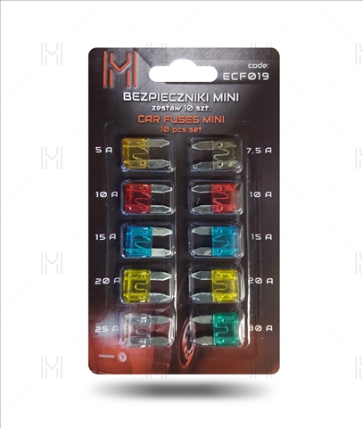 Imagine pentru produsul „SET 10 MIX DE SIGURANTE MINI"
