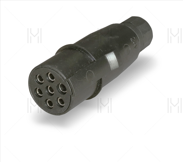 Imagine pentru produsul „CUPLA/STECHER 24V 7PINI PLASTIC TIP N"