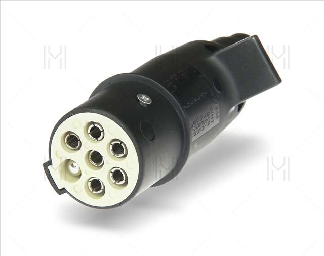 Imagine pentru produsul „CUPLA/STECHER 24V 7PINI PLASTIC TIP S"
