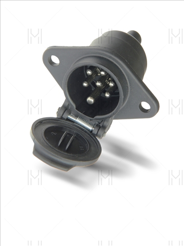 Imagine pentru produsul „PRIZA 24V 7 PINI PLASTIC TIP N"